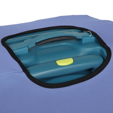 Чехол защитный для среднего чемодана из дайвинга M 9002-22 Джинс, Джинсовый