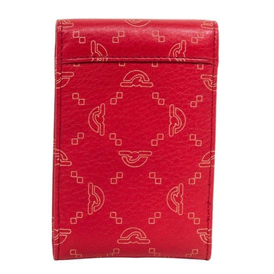 Кожаная кредитница  Tony Perotti Luxury 1703 красного цвета, Натуральная кожа, С рисунком, Красный