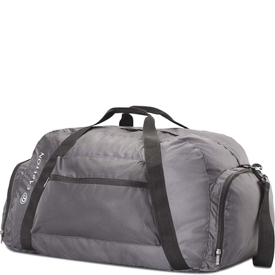 Складана дорожна сумка без коліс Carlton Travel Accessories FOLDDUFAGRY сіра, Сірий