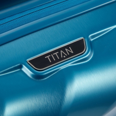 Валіза Titan Shooting Star з полікарбонату на 4-х колесах 828404 (велика), 8284-22 Petrol