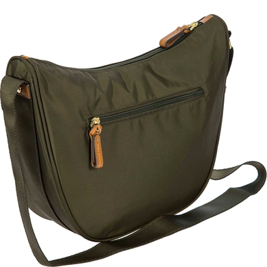 Жіноча текстильна повсякденна сумка Bric's X-Bag BXG45052, BXG-078-Olive