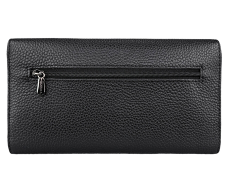 Кожаный кошелек Eminsa на магнитах ES2199-18-1 черного цвета