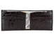 Кожаный зажим для денег на магните Karya с монетником KR1-0903-57 темно-коричневый, Темно-коричневый