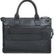 Мужская сумка-портфель на молнии Tony Bellucci из натуральной кожи 5206-1 черного цвета