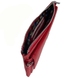 Жіноче шкіряне портмоне Karya на блискавці KR1200-46 червоного кольору