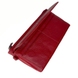 Женское кожаное портмоне Karya на молнии KR1200-46 красного цвета