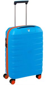 Чемодан из полипропилена на 4-х колесах Roncato Box 2.0 5543 (малый), 554-1208-Electric blue/Orange