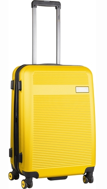 Валіза з ABS пластику на 4-х колесах National Geographic Aerodrome N137HA.60;68 жовта (середня), Жовтий