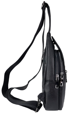 Чоловіча сумка-слінг Karya з однією шлейкою KR0264-45 чорна