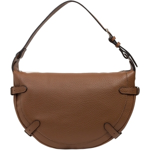 Женская сумка Mattioli 084-21C из натуральной итальянской кожи карамельного цвета, Карамель
