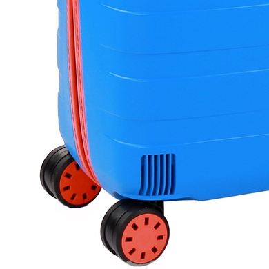 Валіза із поліпропілену на 4-х колесах Roncato Box 2.0 5543 (мала), 554-1208-Electric blue/Orange