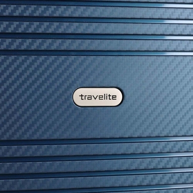 Валіза Travelite Zenit з поліпропілену на 4-х колесах 075747 (мала), 0757TL-20 Blue