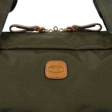 Дорожная сумка из нейлона без колес Bric's X-Travel BXL42192 (малая), BXG-078-Olive