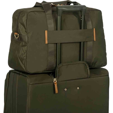 Дорожня сумка з нейлону без коліс Bric's X-Travel BXL42192 (мала), BXG-078-Olive