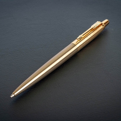 Кулькова ручка Parker Jotter 17 Premium West End Brushed Gold BP 18 132 Бронзовий/Позолота