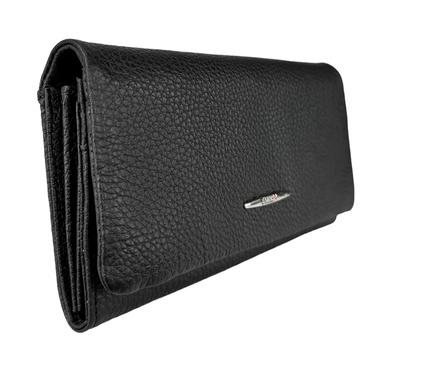 Кожаный кошелек Eminsa на магнитах ES2192-18-1 черного цвета