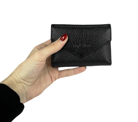 Жіночий гаманець на кнопці Tony Bellucci з натуральної шкіри TB858-281 чорний