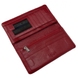 Жіночий гаманець Karya з натуральної шкіри 1161-45/46 чорний з червоним усередині