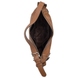 Женская сумка Mattioli 084-21C из натуральной итальянской кожи карамельного цвета, Карамель