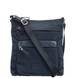 Женская текстильная сумка Vanessa Scani с натуральной кожей V023 темно-синяя, Темно-синий