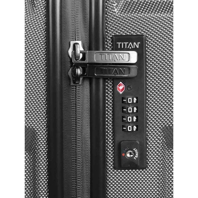Валіза Titan X2 з полікарбонату 825406 (мала), 825Ti-85 Gun Metal Shark