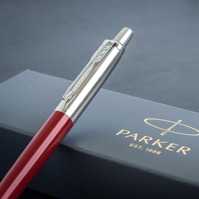 Кулькова ручка Parker Jotter 17 Kensington Red CT BP 16 432 Червоний лак/Хром