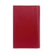 Шкіряна кредитниця Karya з прозорими кишенями KR056-46 червоного кольору, Натуральна шкіра, Зерниста, Червоний