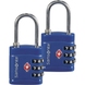 Комплект навісних кодових замків з системою TSA Samsonite CO1*043 Midnight Blue