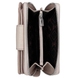 Кожаный кошелек Karya на магните среднего размера KR1137-027 пудровый