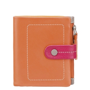 Женский кошелек из натуральной кожи Visconti Mimi Mojito M77 Orange Multi