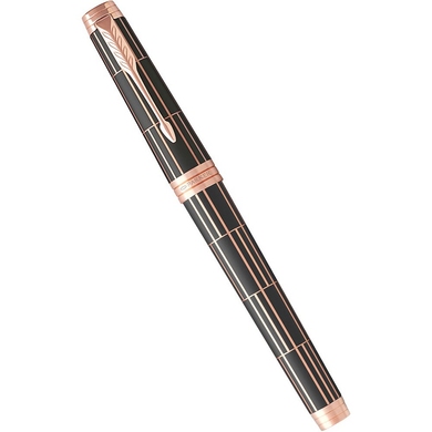 Пір'яна ручка Parker Premier Luxury Brown PT FP F 89 912K Коричневий/Рожеве золото