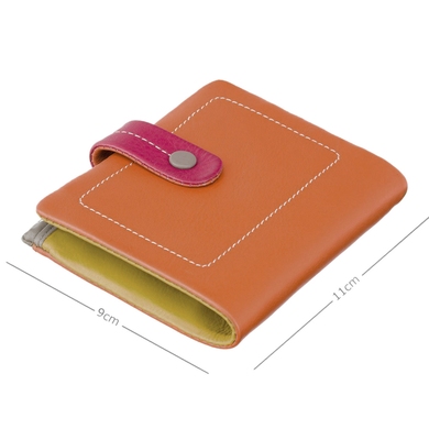 Жіночий гаманець з натуральної шкіри Visconti Mimi Mojito M77 Orange Multi