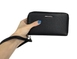 Кожаное портмоне Eminsa из зернистой кожи ES2095-18-1 черного цвета