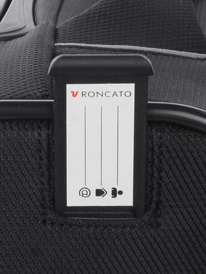 Валіза Roncato Ironik 2.0 текстильна на 4-х колесах 415303/01 Black (мала)