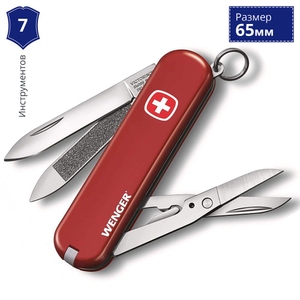Складной нож-брелок Victorinox Wenger 0.6423.91 (Красный)