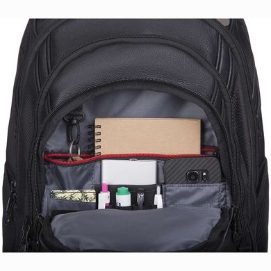 Рюкзак с отделением для ноутбука до 17" Wenger Ibex Leather 605499 Black