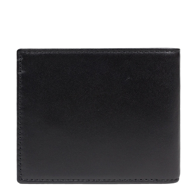 Чоловіче кишенькове портмоне з натуральної шкіри Karya 0905-1 чорне, Чорний