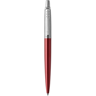 Кулькова ручка в подарунковій упаковці Parker Jotter 17  Kensington Red CT BP LONDON 16 432bL Червоний лак/Хром