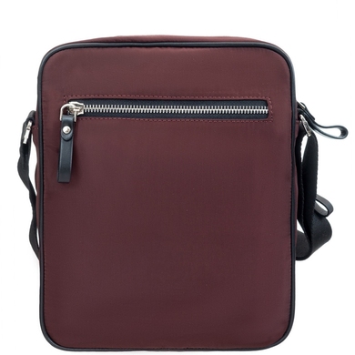 Жіноча текстильна сумка Vanessa Scani з натуральною шкірою V026 бордового кольору, Бордовий