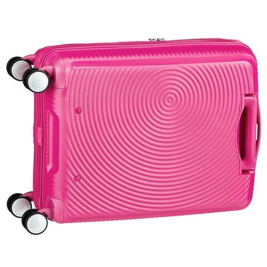 Валіза American Tourister Soundbox із поліпропілену на 4-х колесах 32G*001 Hot Pink (мала)
