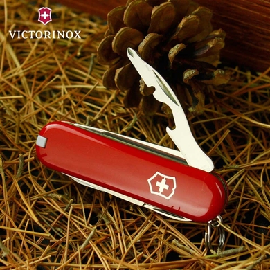 Складной нож-брелок миниатюрный Victorinox Rambler 0.6363 (Красный)