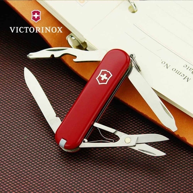 Складной нож-брелок миниатюрный Victorinox Rambler 0.6363 (Красный)