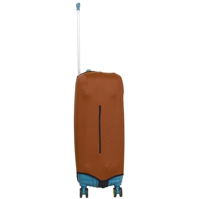 Чехол защитный для среднего чемодана из дайвинга M 9002-52 Корица (Коричнево-рыжий), Коричнево-рыжий
