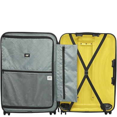 Ультралегкий чемодан из LAMIWEAVE пластика на 4-х колесах CAT Verve 83873 (большой), Жёлтый