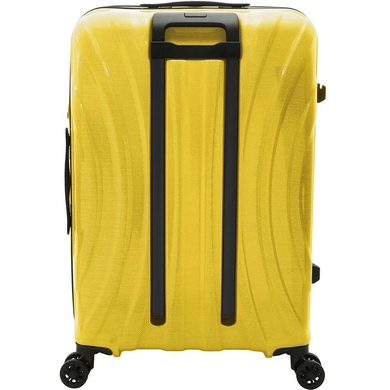 Ультралегкий чемодан из LAMIWEAVE пластика на 4-х колесах CAT Verve 83873 (большой), Жёлтый