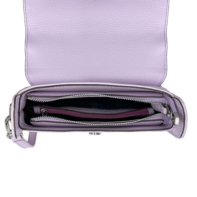 Женская сумка Karya из зернистой кожи KR2371-082 сиреневого цвета, Сиреневый