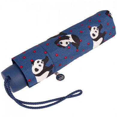Зонт женский Fulton Minilite-2 L354 Pin Spot Panda (Веселые Панды)