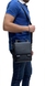 Чоловіча сумки Bond NON з натуральної телячої шкіри 1054-1170 темно-синього кольору