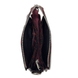 Женская сумка Karya из лакированной кожи 5069-529 бордово-черного цвета, Черно-бордовый