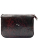 Жіноча сумка Karya з лакованої шкіри 5069-529 бордово-чорного кольору, Чорно-бордовий